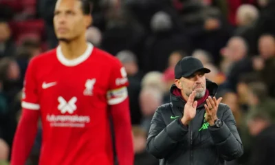 Jurgen Klopp and Virgil van Dijk's fury with two Liverpool stars spoke volumes in Man Utd draw