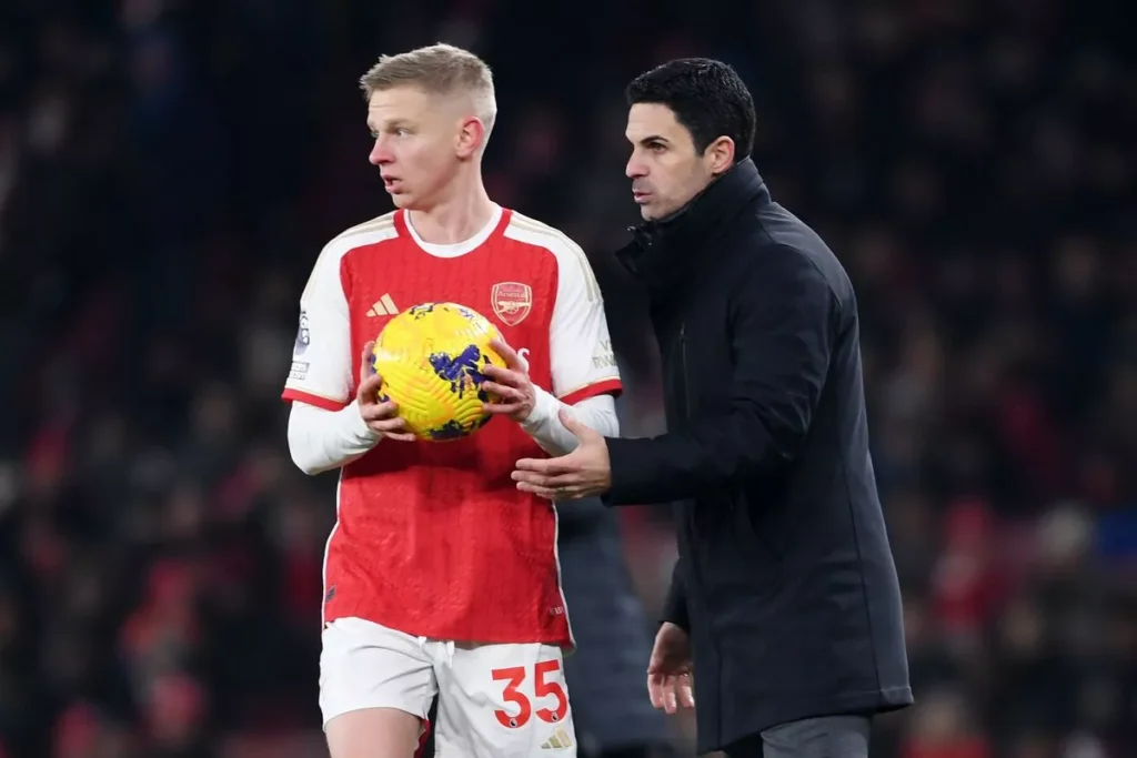 Mikel Arteta can't hide true feelings on Oleksander Zinchenko after Arsenal mistake