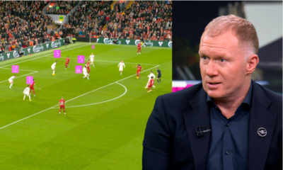 Paul Scholes singles out one Manchester United star for a strong performance in the Liverpool draw—not Varane or Dalot