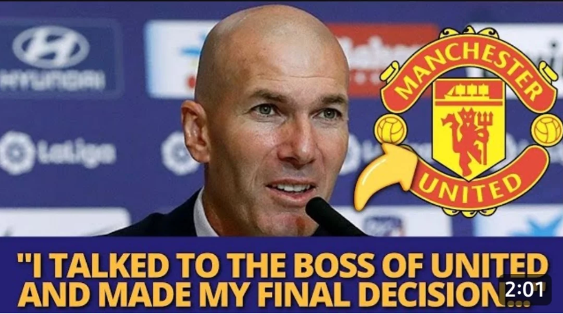 Verified: Following the removal of a roadblock, Zinedine Zidane is currently scheduled to succeed Erik ten Hag at Manchester United