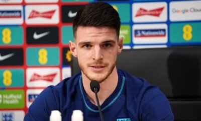 “He deserves all the credits and praises”- Declan Rice says one Arsenal man’s work ethic is just incredible[ check comment for full story link]