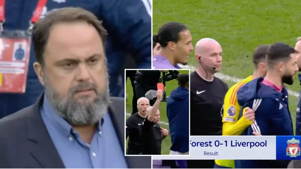 Nottingham Forest chairman storms onto the pitch after Darwin Nunez's 99th minute winner and it was total carnage